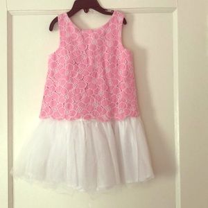 Janie and Jack Girls dress with tulle